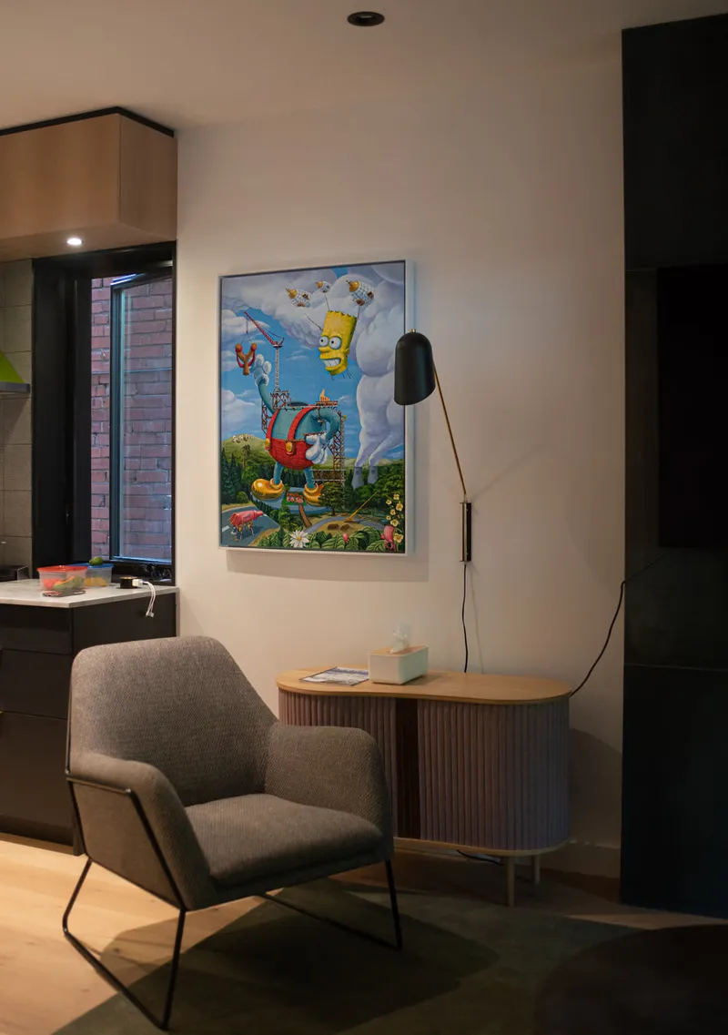From the Idols series, in a collector’s home
