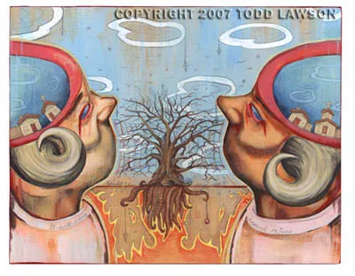Would You Say So?, painting by Todd Lawson