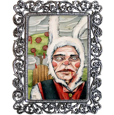 The White Rabbit, painting by Todd Lawson