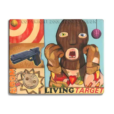 Living Target, painting by Todd Lawson
