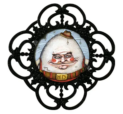 Humpty Dumpty, painting by Todd Lawson