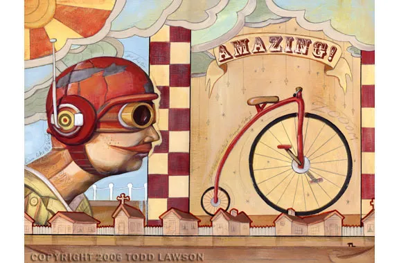 Like The Wind, painting by Todd Lawson
