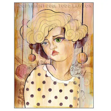 The Doll, painting by Todd Lawson