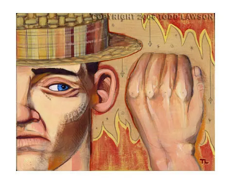 Give Or Take 1, painting by Todd Lawson