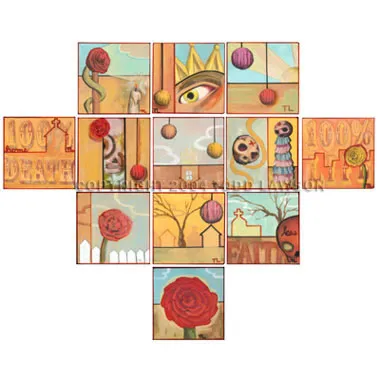 Abstract Thoughts Of Life and Death, painting by Todd Lawson