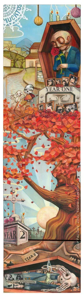 Three Stages, painting by Todd Lawson