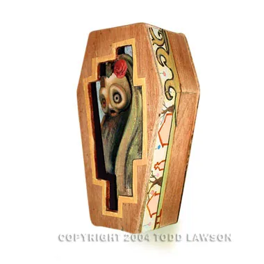 Coffin 4, painting by Todd Lawson