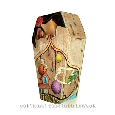 Coffin 1, painting by Todd Lawson