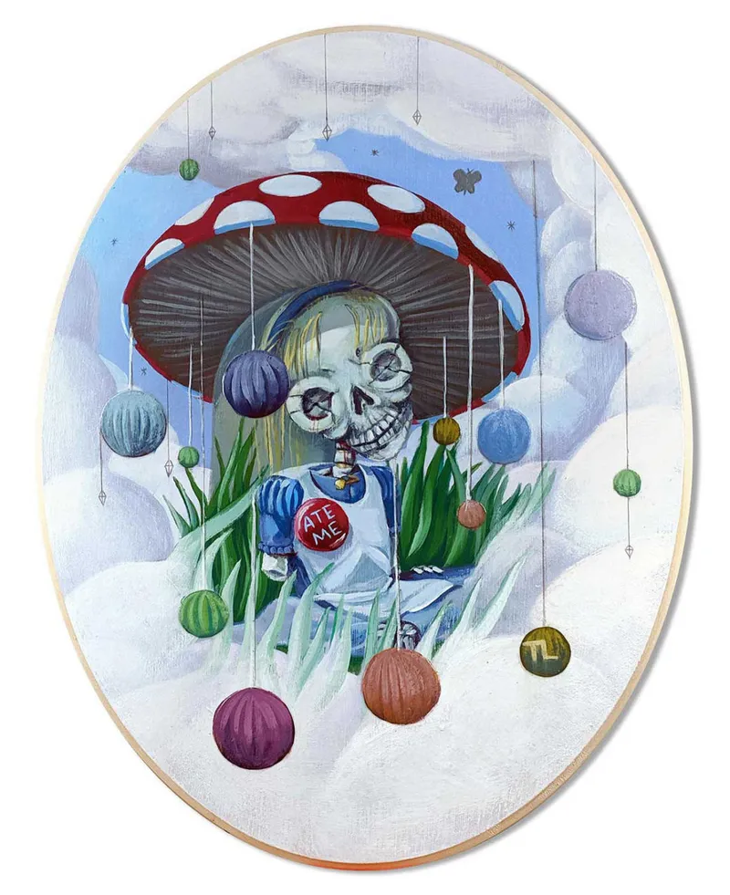 Alice: Ate Me, painting by Todd Lawson