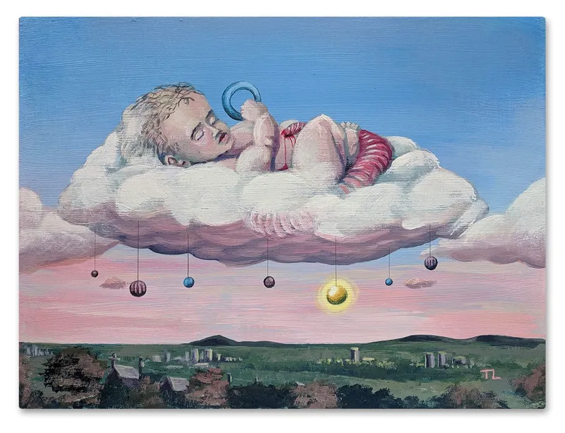 Soft Cloud 2, painting by Todd Lawson
