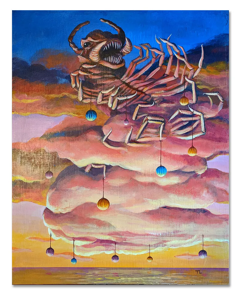 Dusk Cloud 1, painting by Todd Lawson