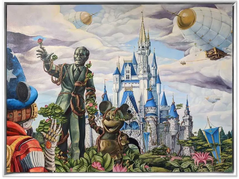 Revel In The Makers Wake, painting by Todd Lawson