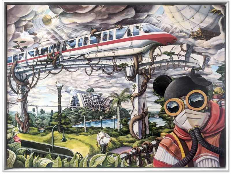 Visitors At The Gate, painting by Todd Lawson