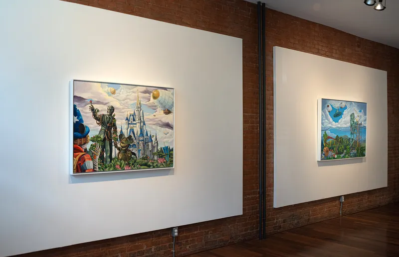 Installation view, Elaine Fleck Gallery, 2020