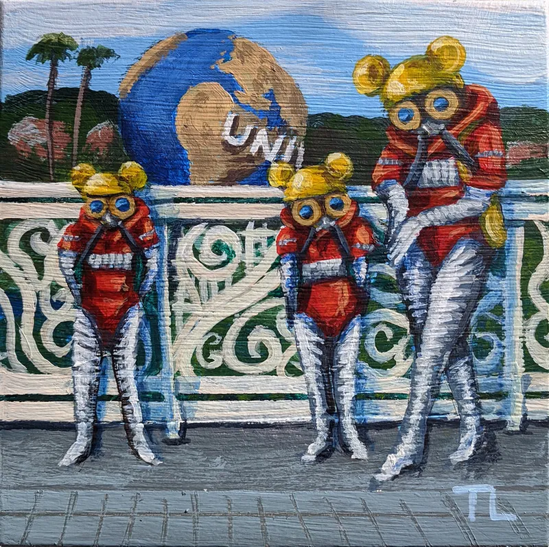Family Photo 2, painting by Todd Lawson