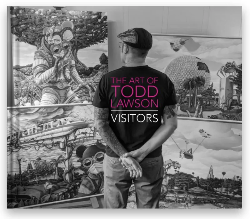 Art of Todd Lawson: Visitors, book cover