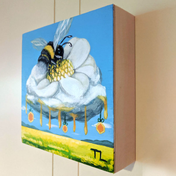 PAINTING: Bee Clouds 1, 2, 3 - Image 3