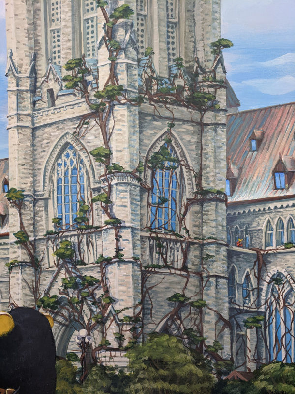 PAINTING: Visitors Climb Parliament Hill - Image 3