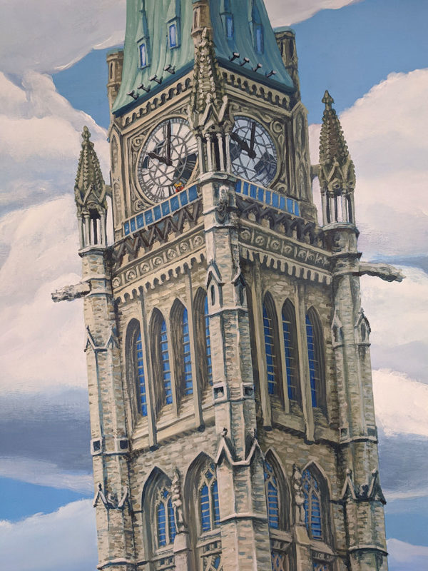 PAINTING: Visitors Climb Parliament Hill - Image 5