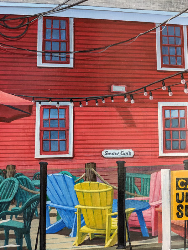 PAINTING: Lunenburg Boardwalk - Image 4