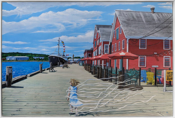 PAINTING: Lunenburg Boardwalk