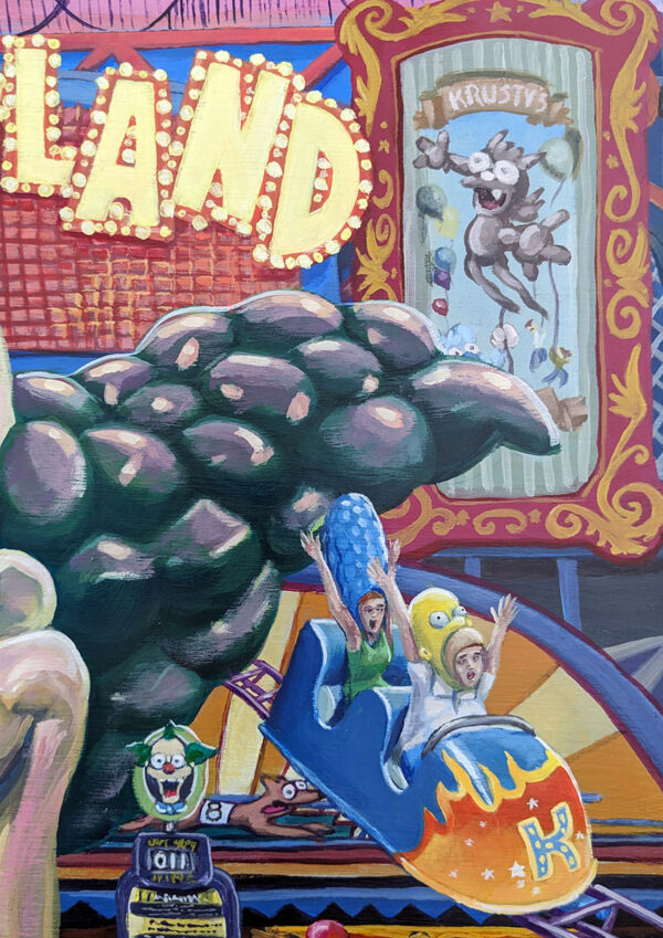 PAINTING: Krusty Coaster - Image 5