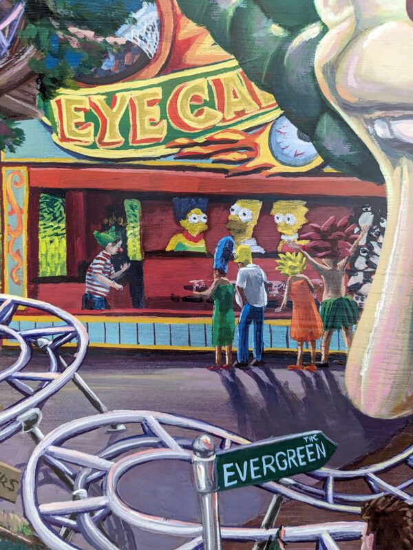 PAINTING: Krusty Coaster - Image 4