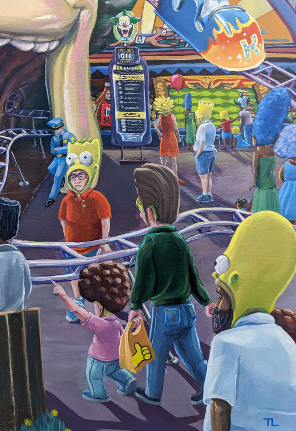 PAINTING: Krusty Coaster - Image 3